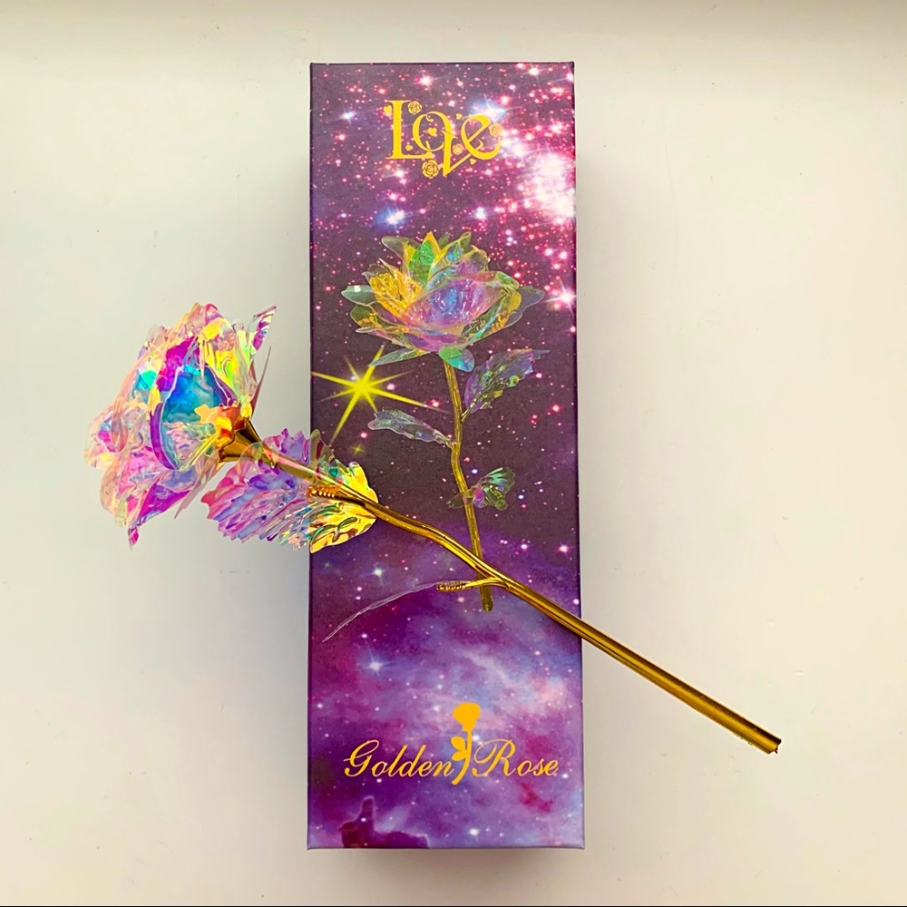 Gold Foil Plated Rose